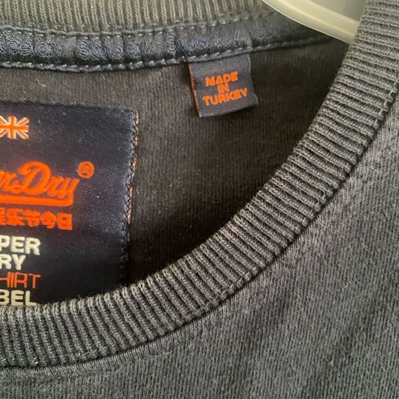 SUPERDRY T Shirt with Front and Back Print Size L - Picture 3 of 8